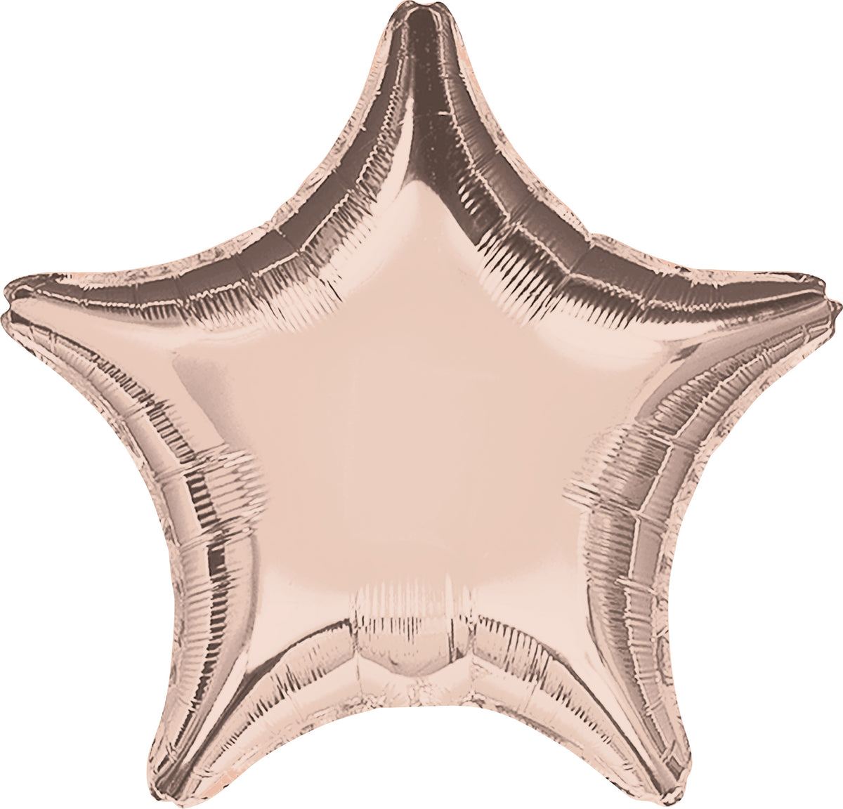 Star Foil Balloon Rose Gold 46cm - Confetti Party Store Balloons Limassol