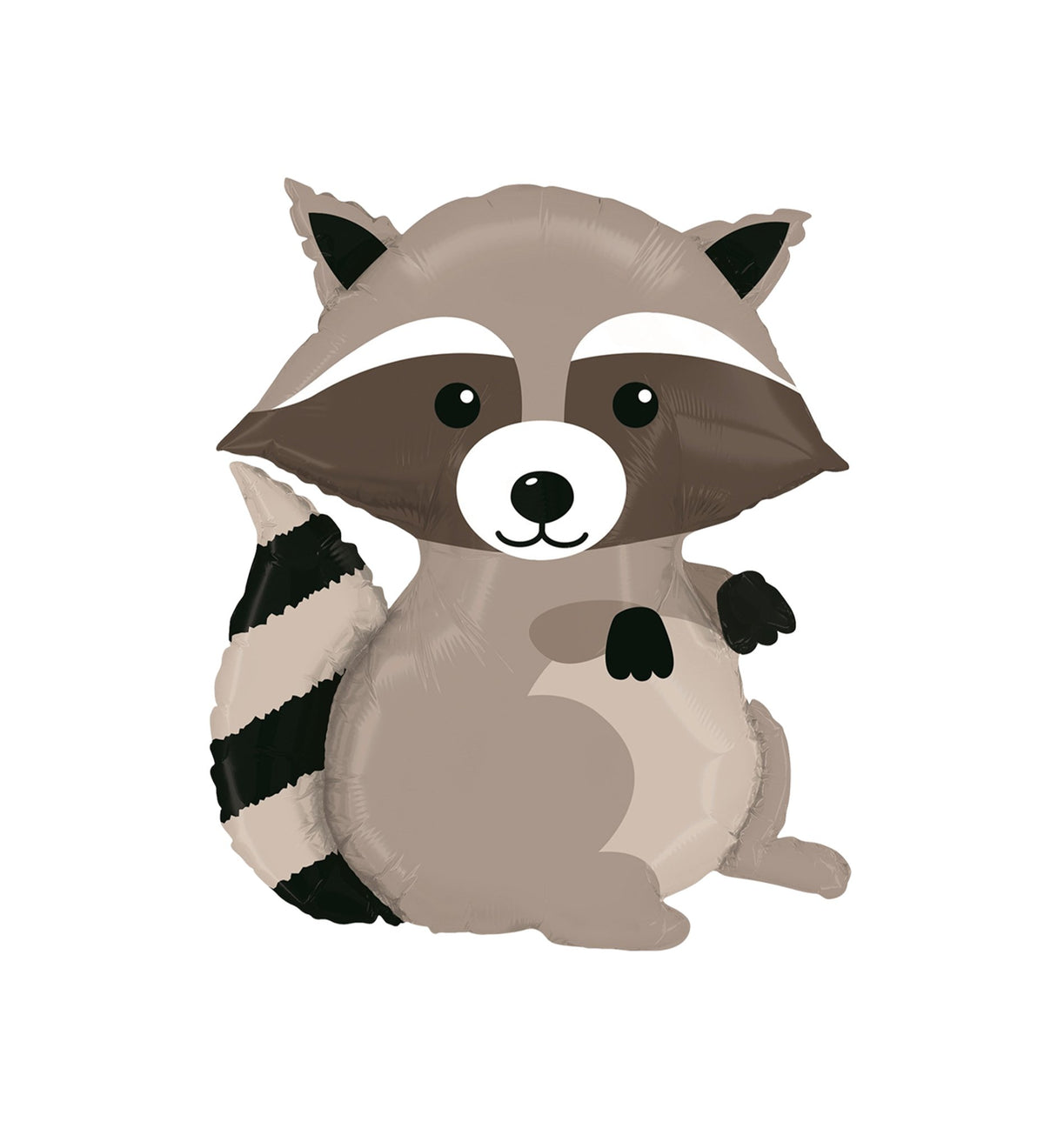Woodland Raccoon Foil Balloon 91cm - Confetti Party Store Balloons Limassol