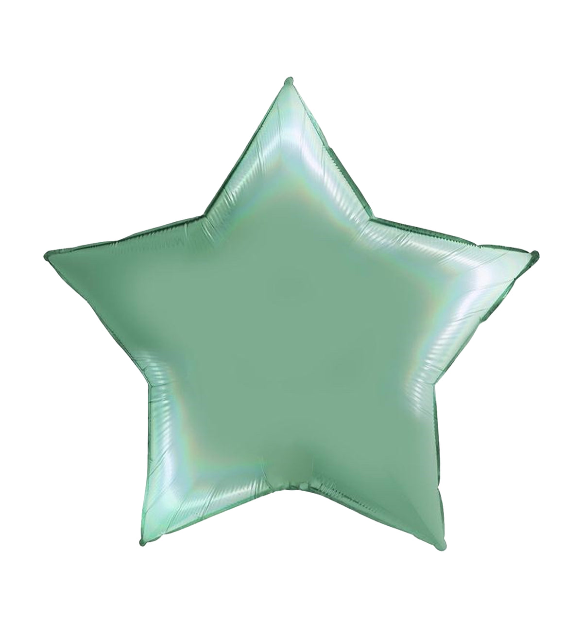 Big Star Holographic Platinum Tiffany Foil Balloon 91cm