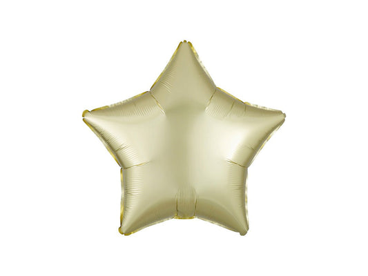 Фольгированный шар со звездами Satin Luxe Pastel Yellow 46см
