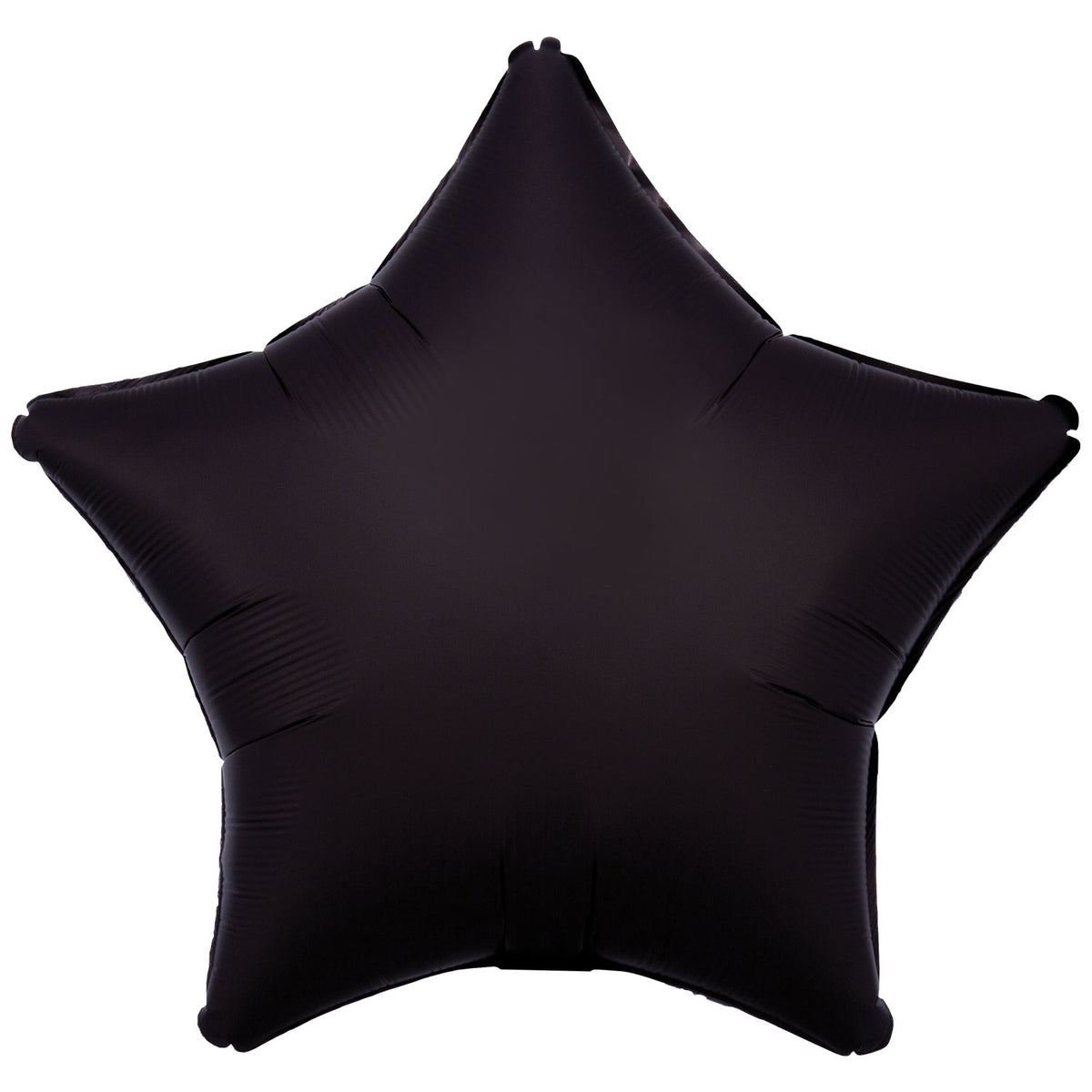 Star Foil Balloon Silk Lustre Black 46cm - Confetti Party Store Balloons Limassol