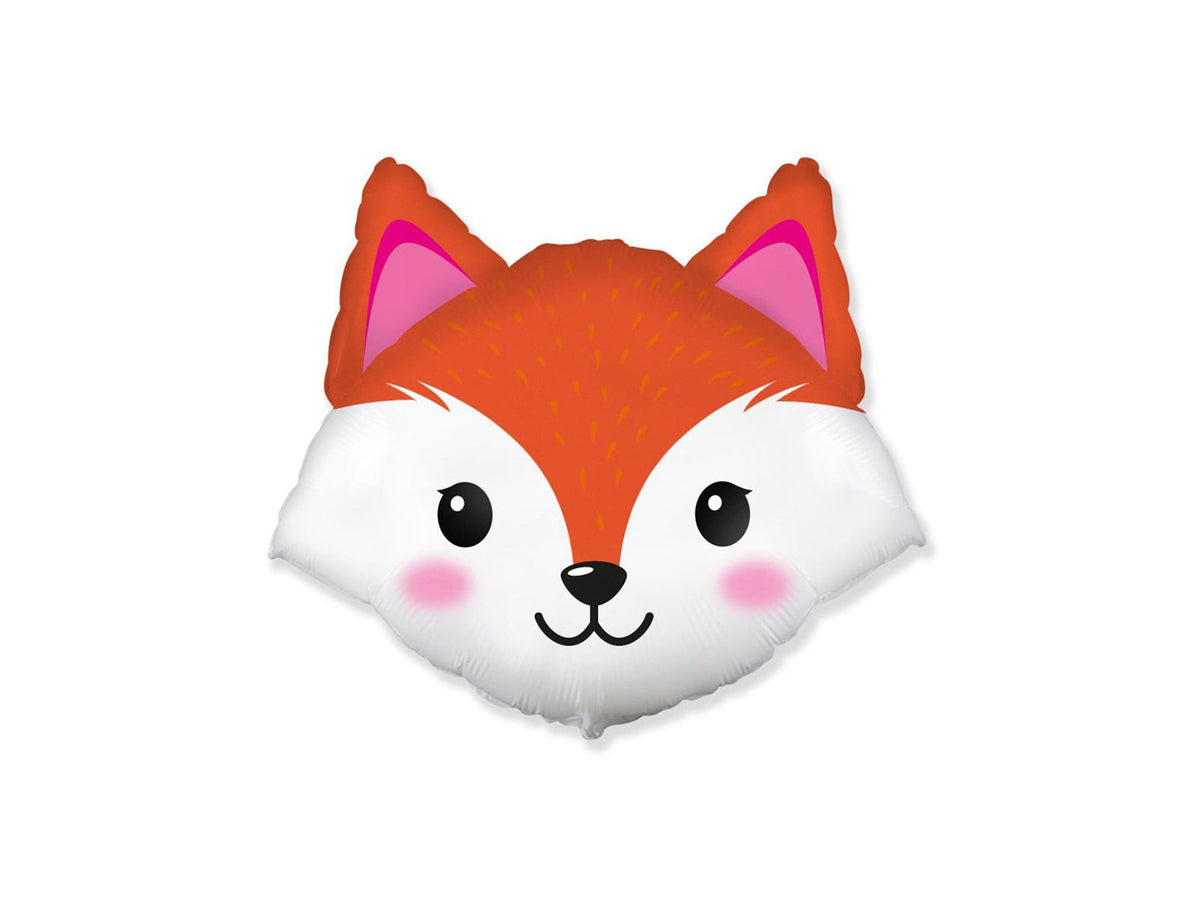 Head Fox Foil Balloon 64 cm - Confetti Party Store Balloons Limassol