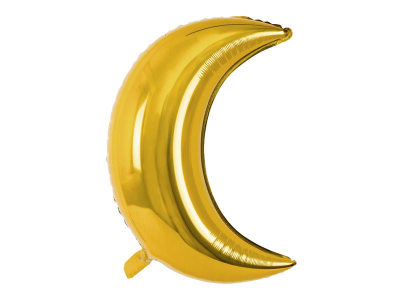 Moon Foil Balloon Gold 60cm - Confetti Party Store Balloons Limassol