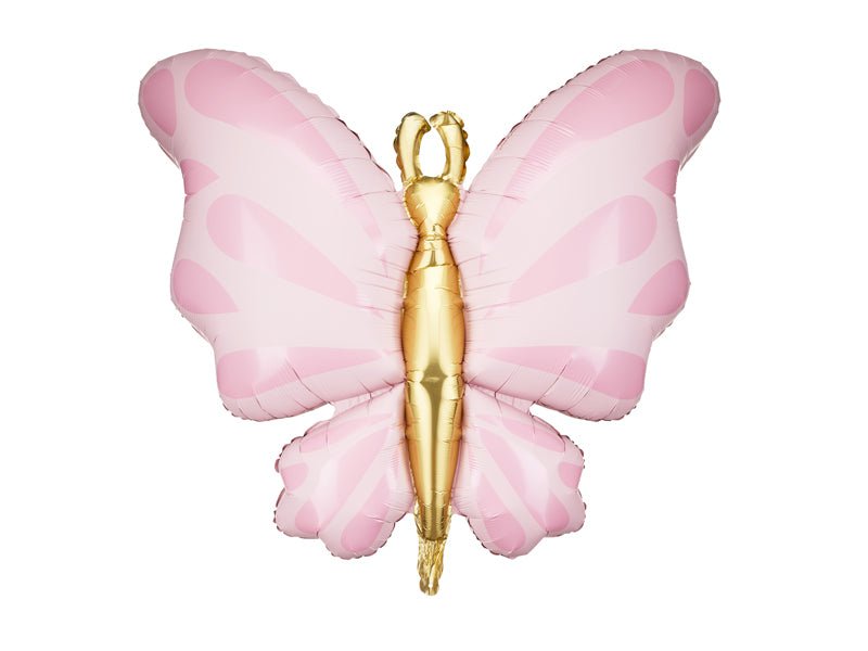 Foil Balloon Butterfly, 69x69 cm, pink - Confetti Party Store Balloons Limassol