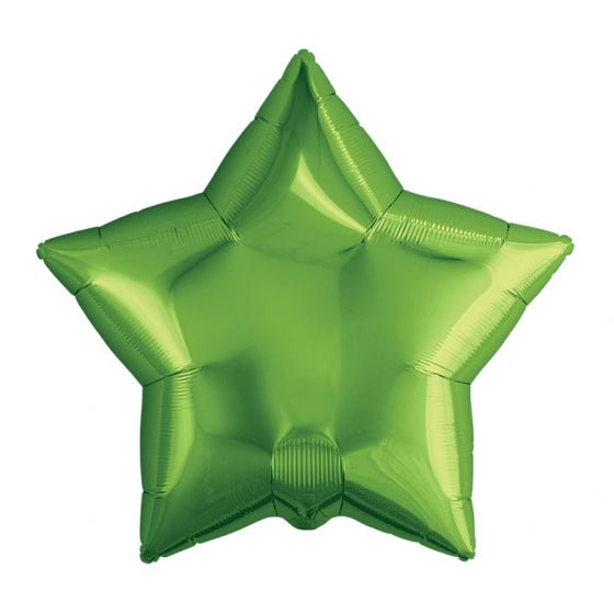 Star Foil Balloon Lime Green 56cm - Confetti Party Store Balloons Limassol