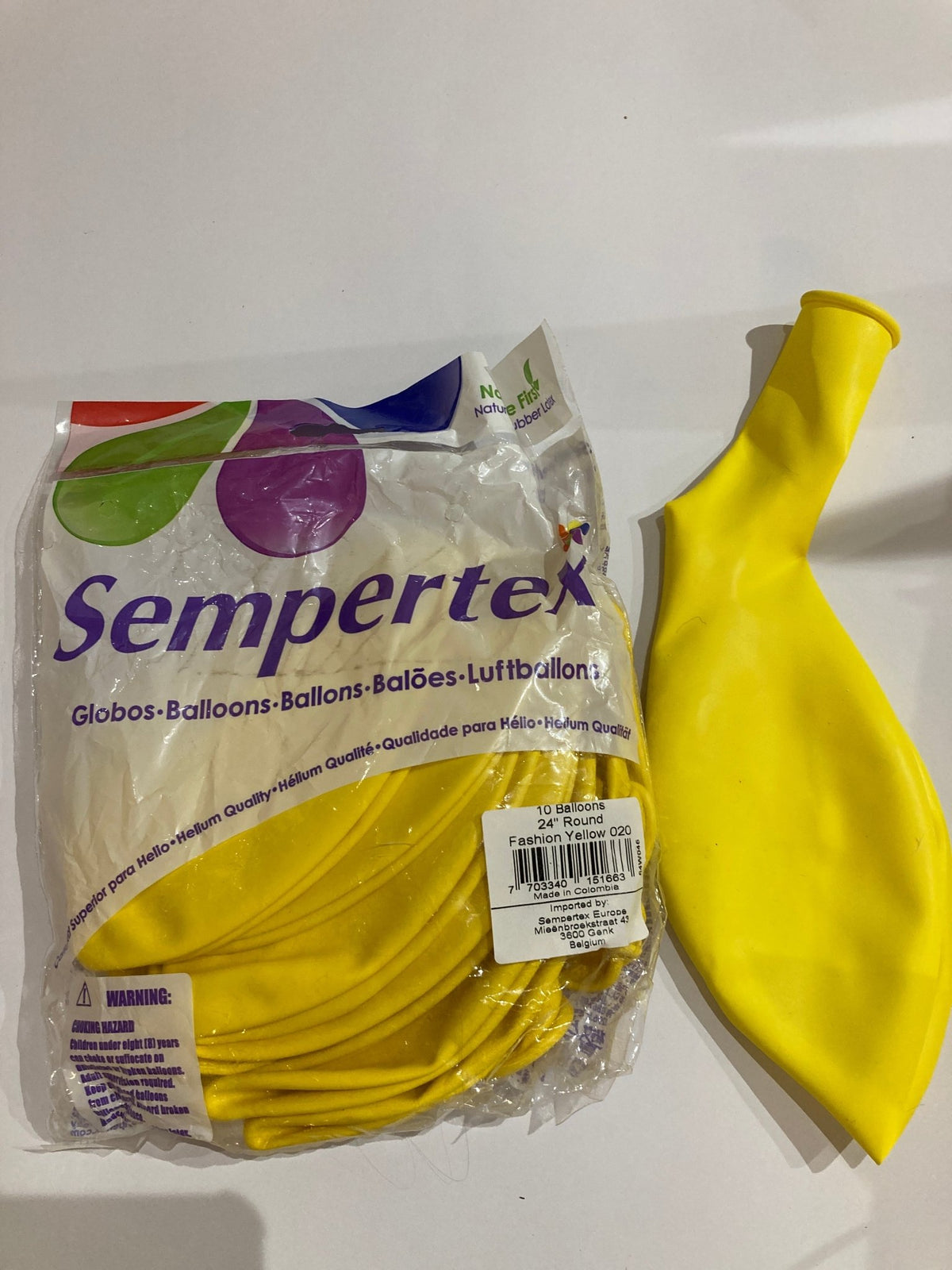 Yellow - Confetti Party Store Balloons Limassol