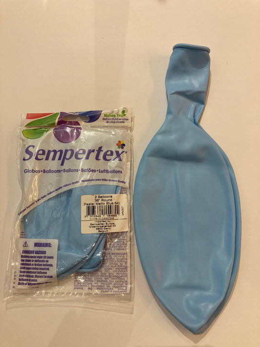 Matte blue - Confetti Party Store Balloons Limassol