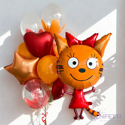Kitty Candy Cartoon Balloon Set