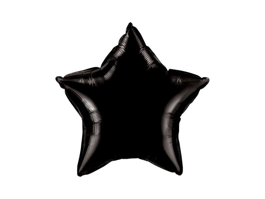 Big Star Foil Balloon Onyx Black 91cm - Confetti Party Store Balloons Limassol