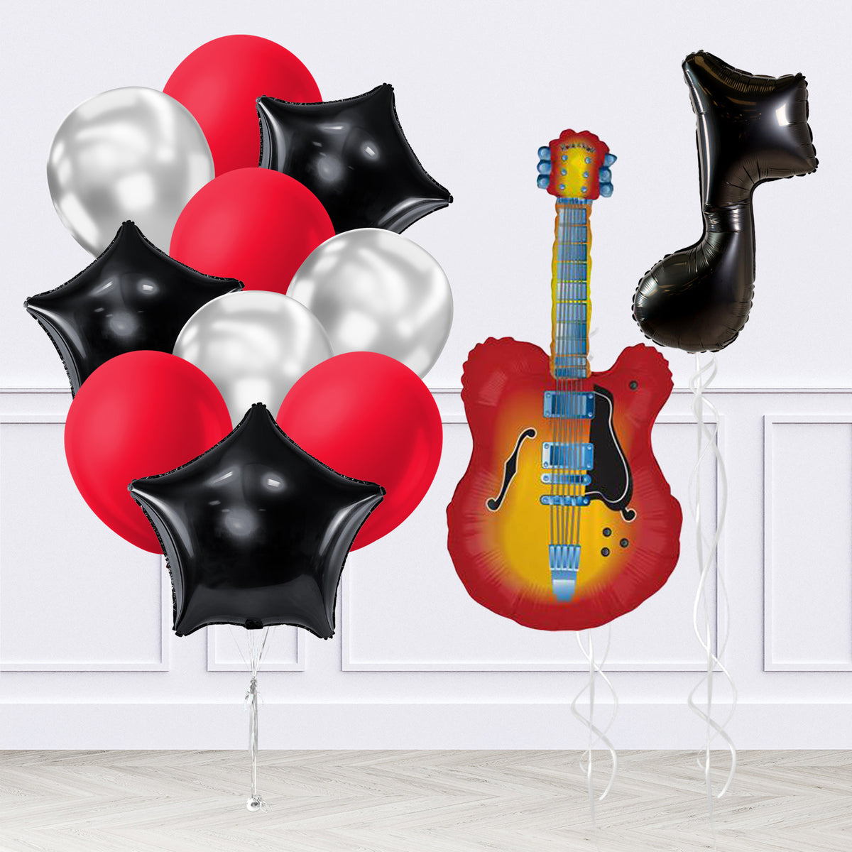 Music Party Inflated Balloon Package