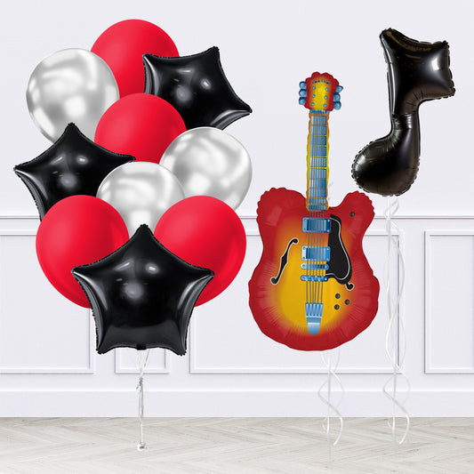 Music Party Inflated Balloon Package