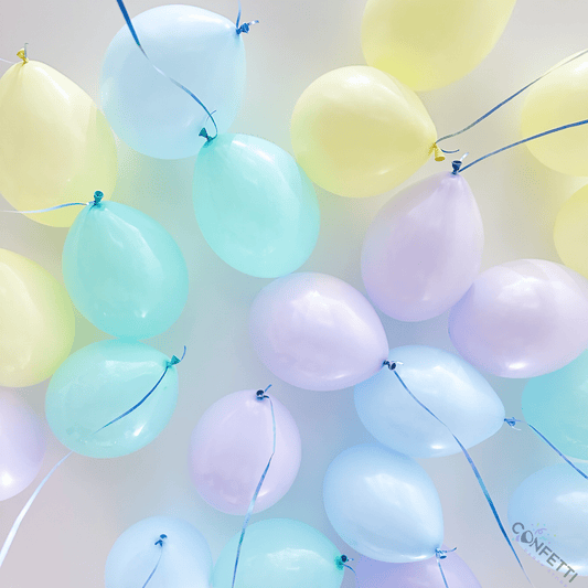 20 Macaroon Palette Ceiling Balloons - Confetti Party Store Balloons Limassol