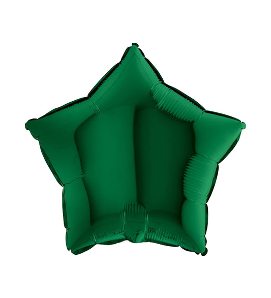 Star Dark Green Foil Balloon 46cm