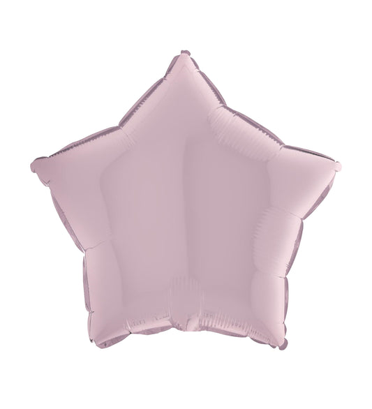 Star Pastel Pink Foil Balloon 46cm