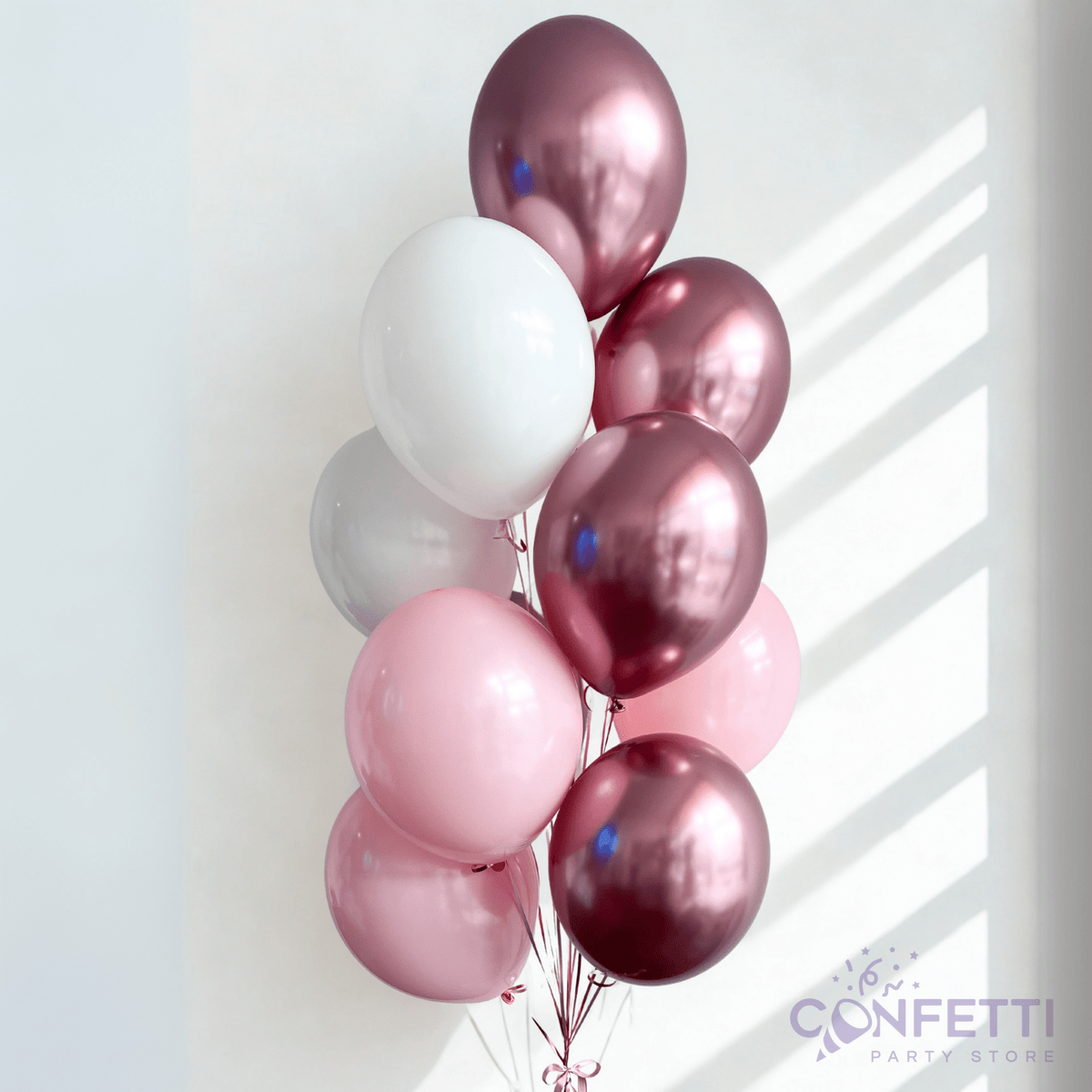 Blush Harmony Balloon Bouquet - Confetti Party Store Balloons Limassol