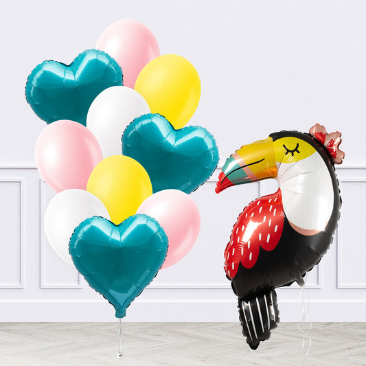 Tropical Toucan Inflated Balloon Package