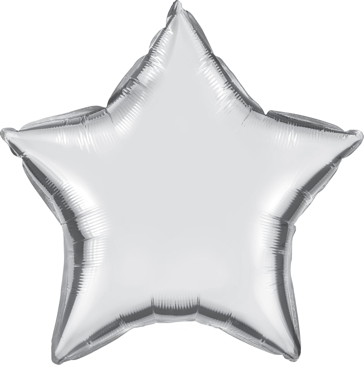 Big Star Foil Balloon Silver 91cm - Confetti Party Store Balloons Limassol