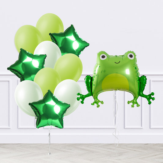 Froggy Fun Inflated Balloon Package