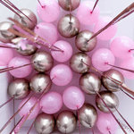 20 Barbie Pink and Gold Ceiling Balloons - Confetti Party Store Balloons Limassol