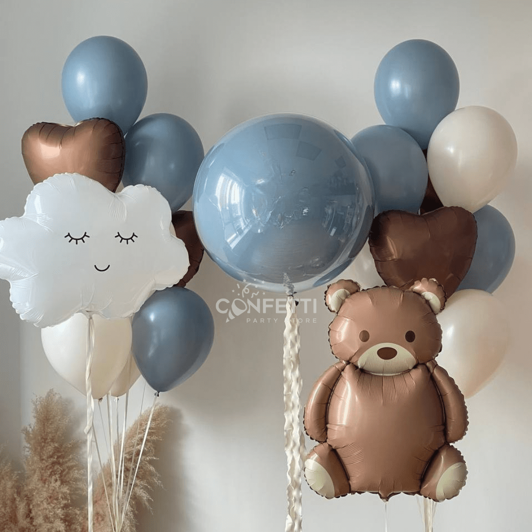 Blue Dream Teddy - Confetti Party Store Balloons Limassol