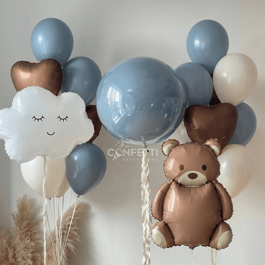 Blue Dream Teddy - Confetti Party Store Balloons Limassol
