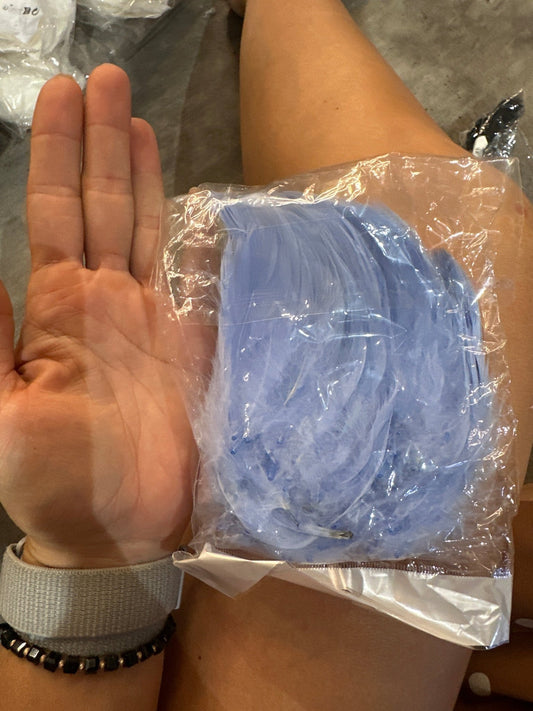 Голубые перья - Confetti Party Store Balloons Limassol