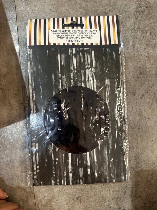 Дождик чёрный - Confetti Party Store Balloons Limassol