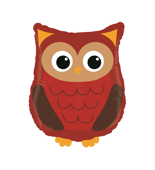 Woodland Owl Foil Balloon 66cm - Confetti Party Store Balloons Limassol