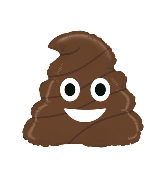 Emoji Poo Foil Balloon 51cm - Confetti Party Store Balloons Limassol