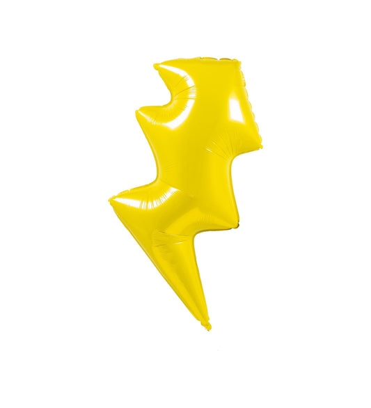 Lightning Bolt Foil Balloon 91cm - Confetti Party Store Balloons Limassol
