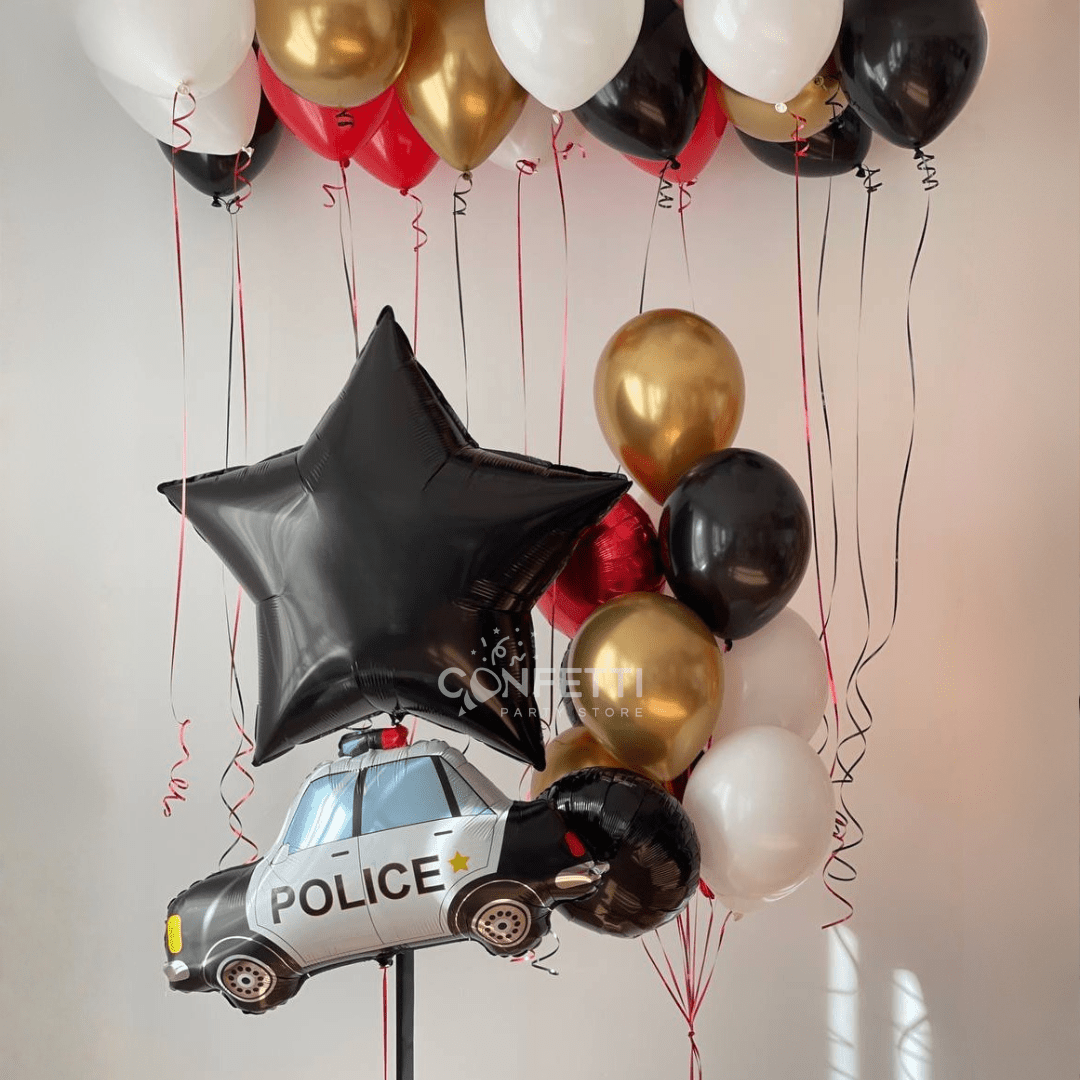 Little Hero Police Balloon Package - Confetti Party Store Balloons Limassol