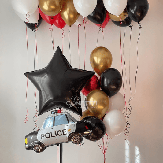 Little Hero Police Balloon Package - Confetti Party Store Balloons Limassol