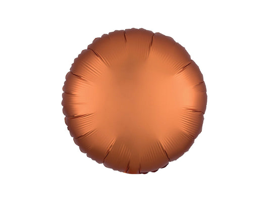Round Foil Balloon Satin Luxe Amber 43cm - Confetti Party Store Balloons Limassol