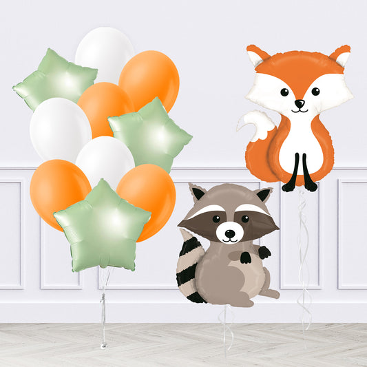 Woodland Adventure Inflated Balloon Package