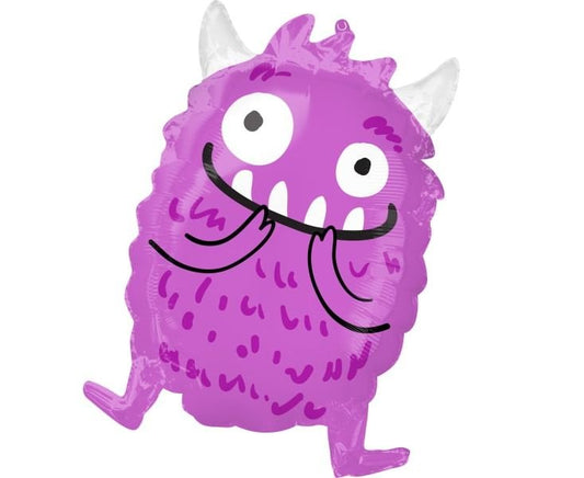 Happy Little Monster Foil Balloon 35 cm x 48 cm - Confetti Party Store Balloons Limassol