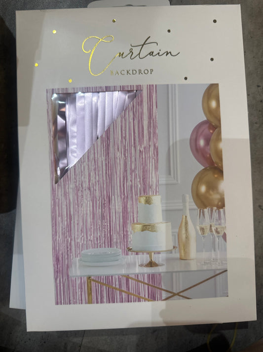 Дождик розовый матовый - Confetti Party Store Balloons Limassol