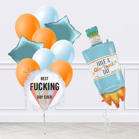Gin-Tastic Day Bottle-shaped Inflated Balloon Package