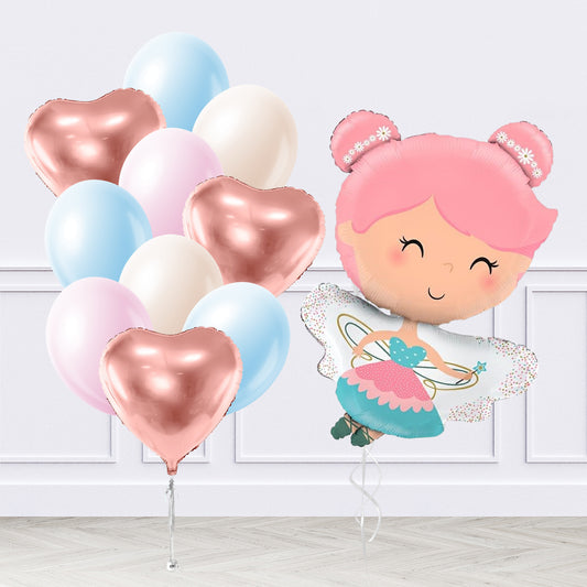 Fairy Princess Inflated Balloon Package