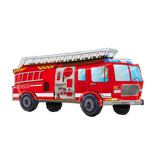 Fire truck foil balloon 86cm - Confetti Party Store Balloons Limassol