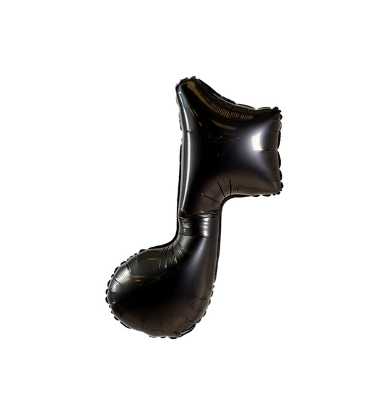 Music Note Single Black Foil Balloon 89cm - Confetti Party Store Balloons Limassol