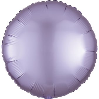 18 Silk Lustre Pastel Lilac Foil Round 43 cm - Confetti Party Store Balloons Limassol