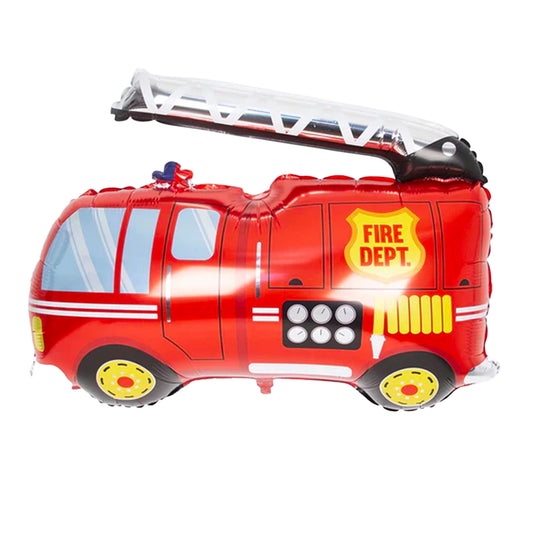 Fire truck foil balloon 81cm - Confetti Party Store Balloons Limassol