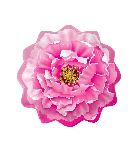 Pink Peony Flower Foil Balloon 84 cm - Confetti Party Store Balloons Limassol