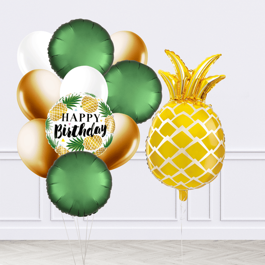 Pineapple Birthday Inflated Balloon Package - Confetti Party Store