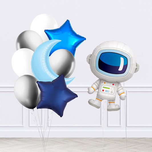 Astronaut with Rocket Inflated Balloon Package