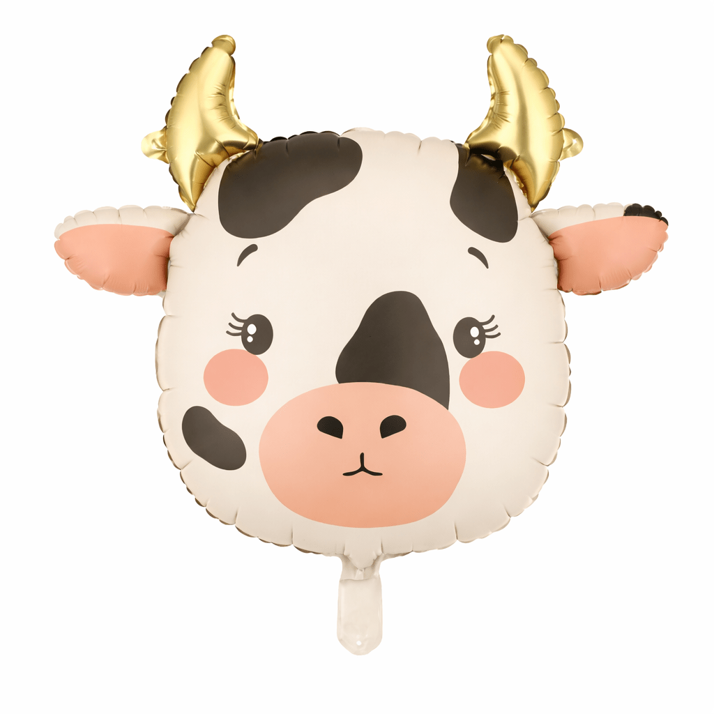 Cow Face Foil Balloon 47 cm - Confetti Party Store Balloons Limassol