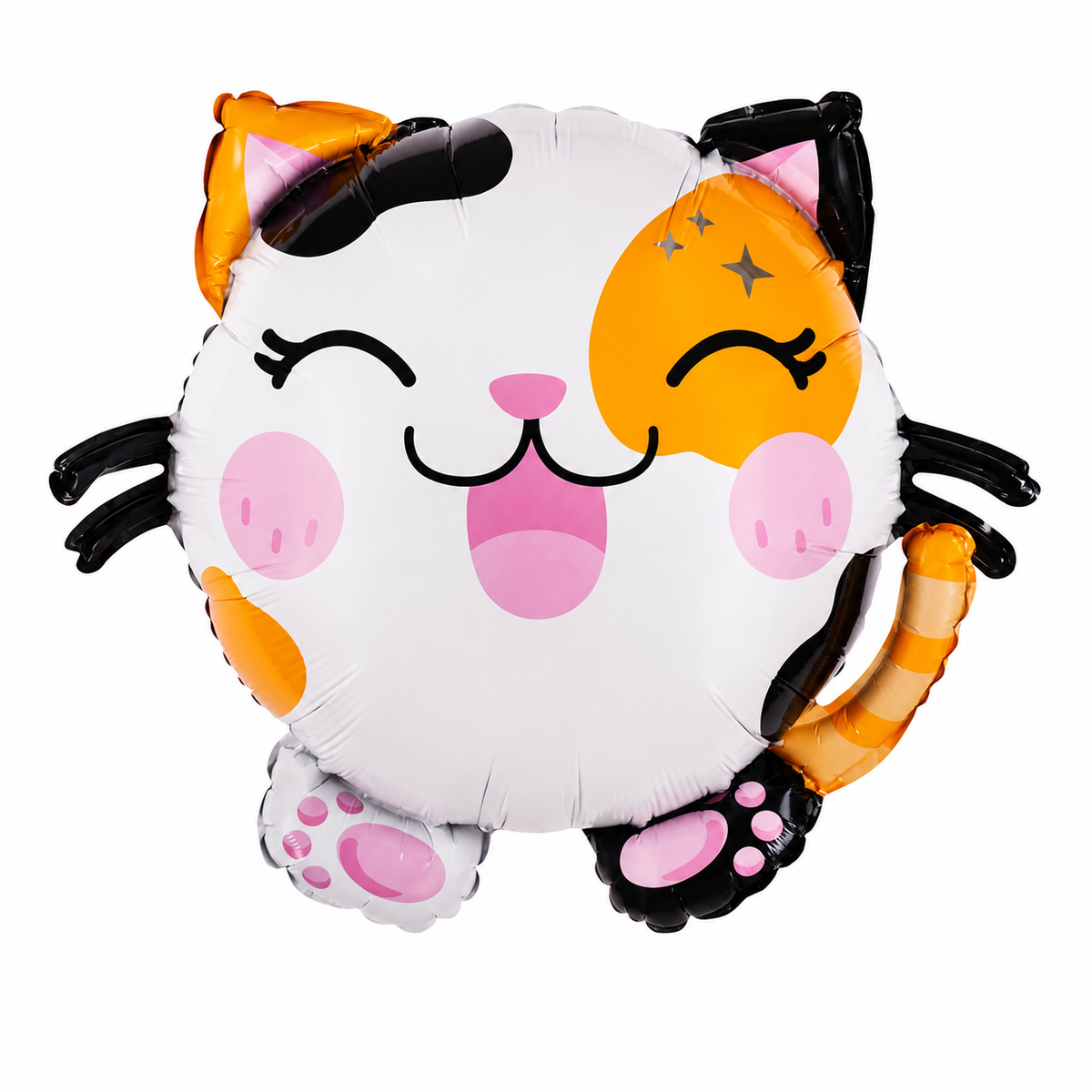 Cute Calico Cat Foil Balloon 58cm