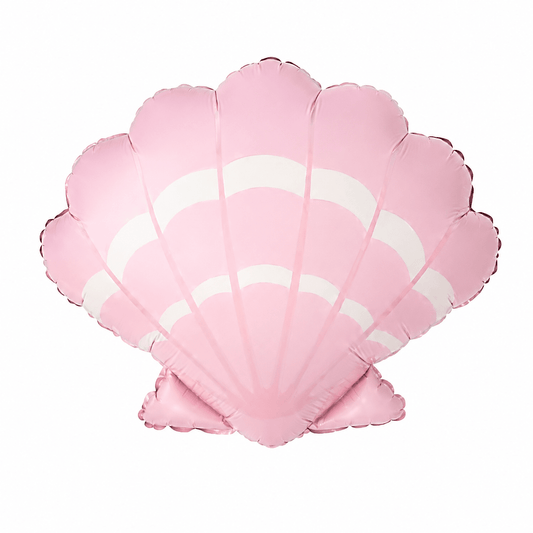 Pastel Pink Seashell Foil Balloon 69cm - Confetti Party Store Balloons Limassol