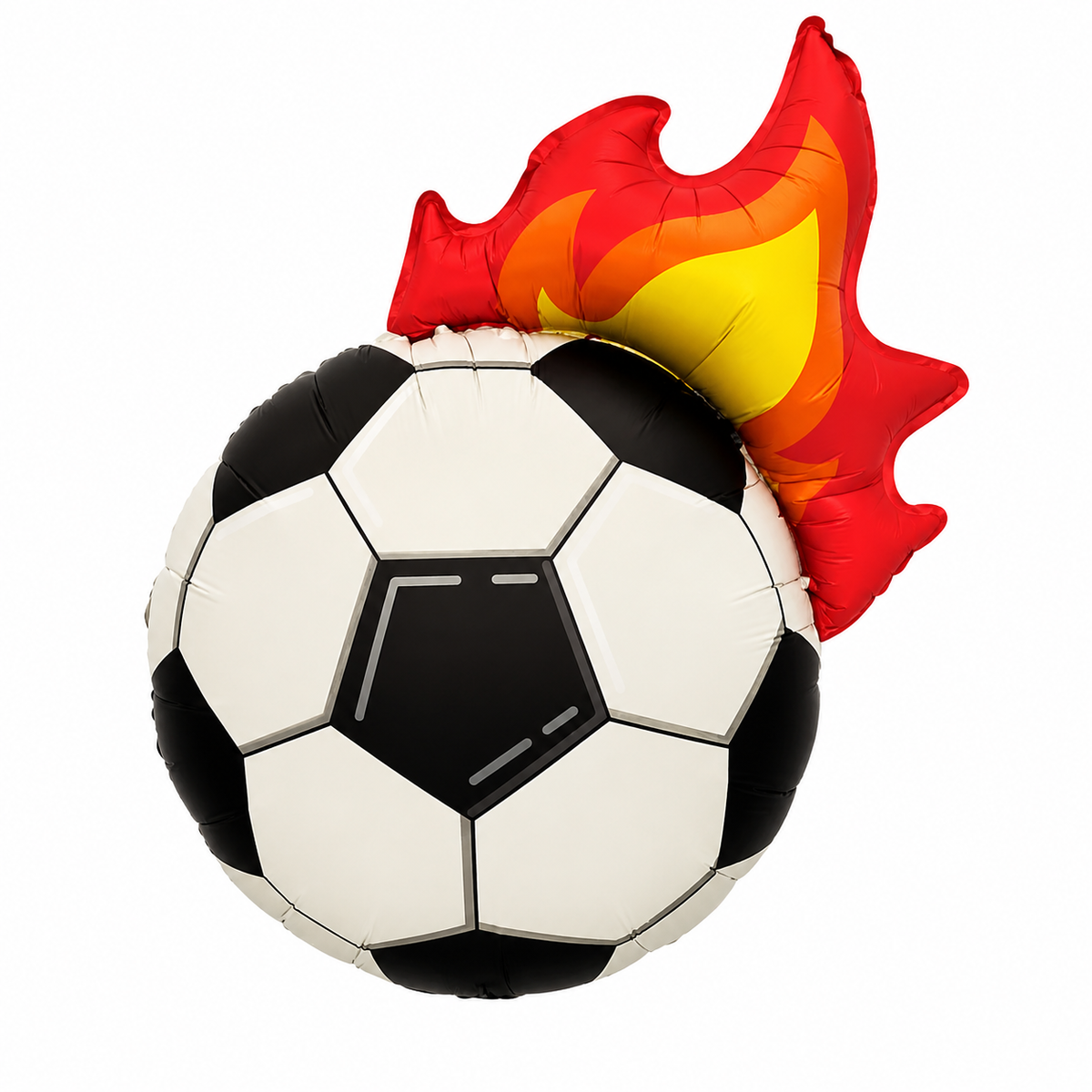 Flaming Football Foil Balloon 69cm