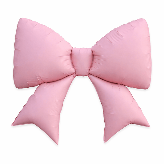 Foil Balloon Giant Bow Pink 75 cm - Confetti Party Store Balloons Limassol